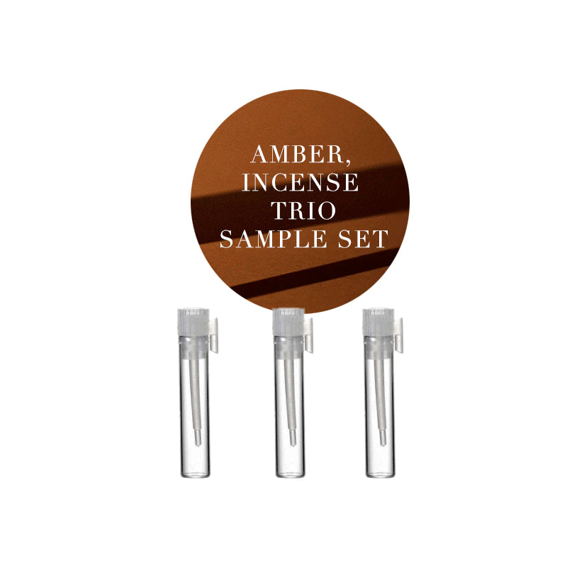 Amber, Incense Trio Sample Set | Aedes Perfumery | AEDES.COM