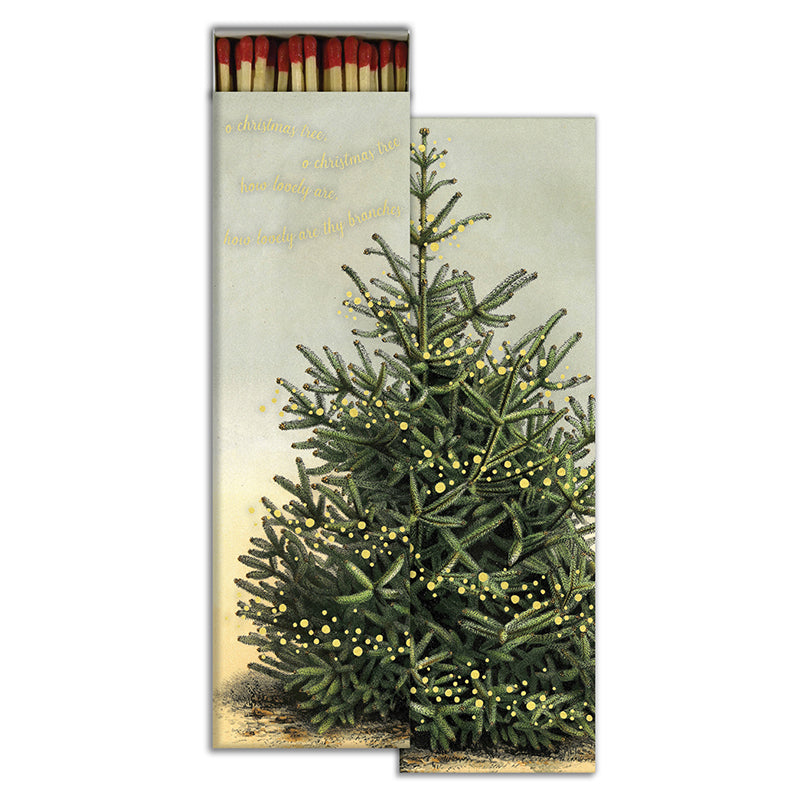 Oh, Christmas Tree with Gold Foil - Matches