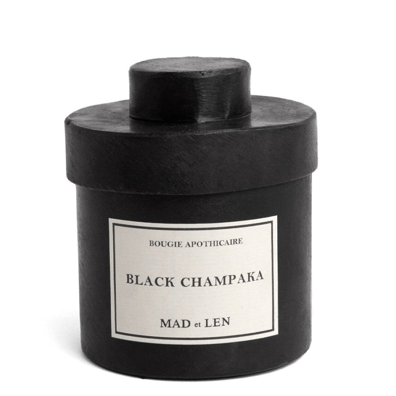 Black Champaka Candle - Bougie Apothicaire | Mad et Len | AEDES.COM